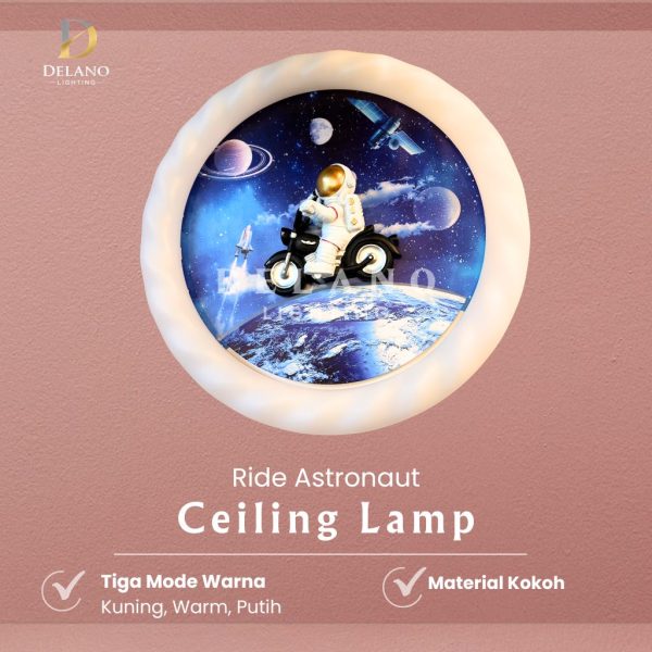 Lampu Plafon Modern Ride Astronaut P-2346 Modern Blue