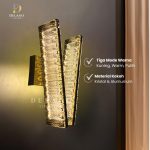 Lampu Dinding Crystal V-Shaped LED A-12-180-330 Gold