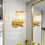 Lampu Dinding Crystal Linea Gold 016 Gold