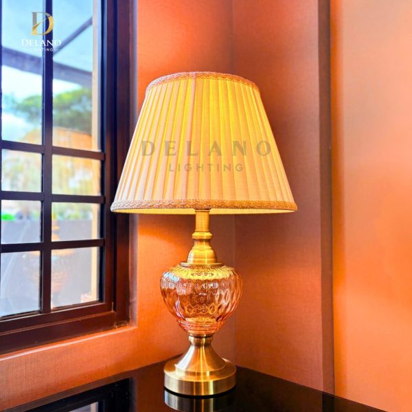 Lampu Meja Modern TBL-MD-25035 Silver