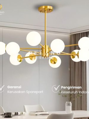 Lampu Gantung Satellite 2305-6-6 Modern Gold