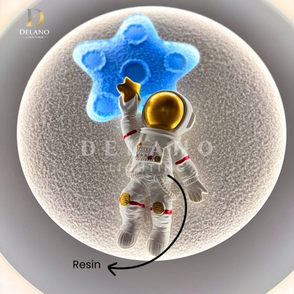 Lampu Plafon Modern The Star Holder Astronaut 5033 Modern White