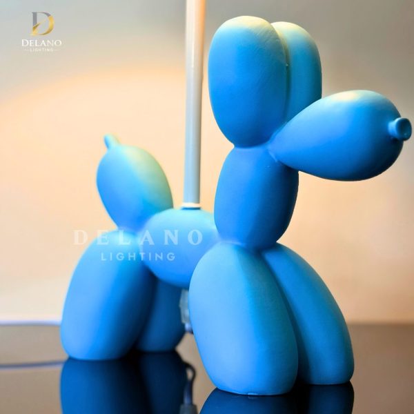 Lampu Meja Modern Puppy Blue TBL-T-342 Blue