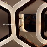 Lampu Plafon Triple Hex KD-TCL-03 Modern Rosegold