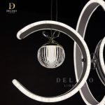 Lampu Gantung Modern C-Curve Light C602 White