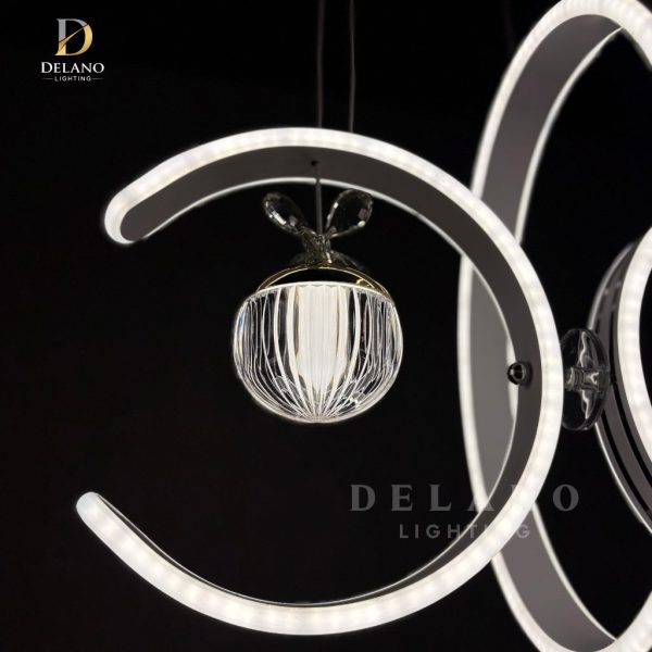 Lampu Gantung Modern C-Curve Light C602 White